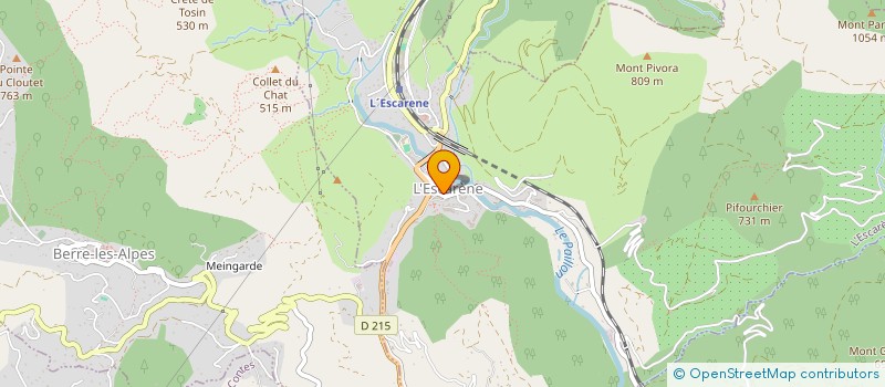 localisation de l'entreprise ASS.OFFIC.TOURIS.SYND.INIT.ESCARENE  L'ESCARENE