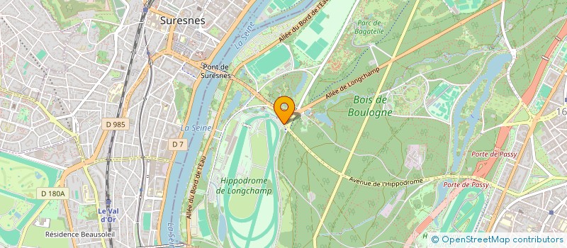 localisation de l'entreprise ASS OFFICE BATIMENT SECURITE A.O.B.S  PARIS