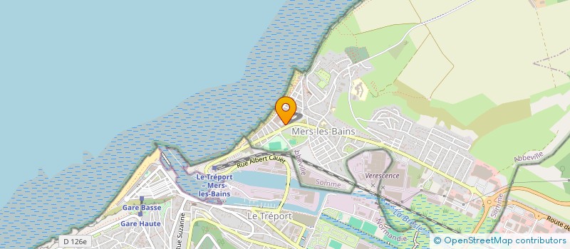 localisation de l'entreprise ASS OFFICE DE TOURISME MERS-LES-BAINS  MERS-LES-BAINS