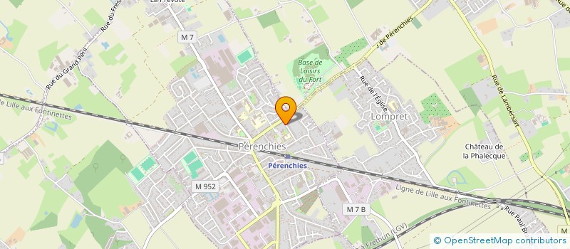 localisation de l'entreprise ASS OFFICE MUNICIPAL CULTURE ET LOISIRS  PERENCHIES