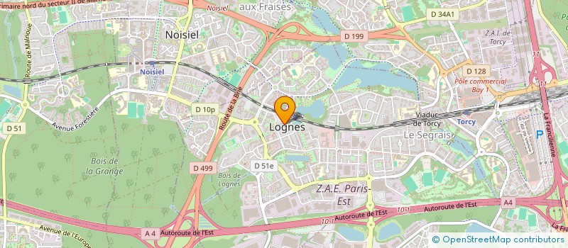 localisation de l'entreprise ASS OFFICE MUNICIPAL POUR ENFANCE LOISIR à LOGNES