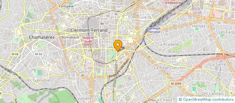 localisation de l'entreprise ASS OFFICIERS RESERVE DE CL FD  CLERMONT-FERRAND