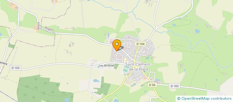 localisation de l'entreprise ASS OGEC LA POUEZE à ERDRE-EN-ANJOU