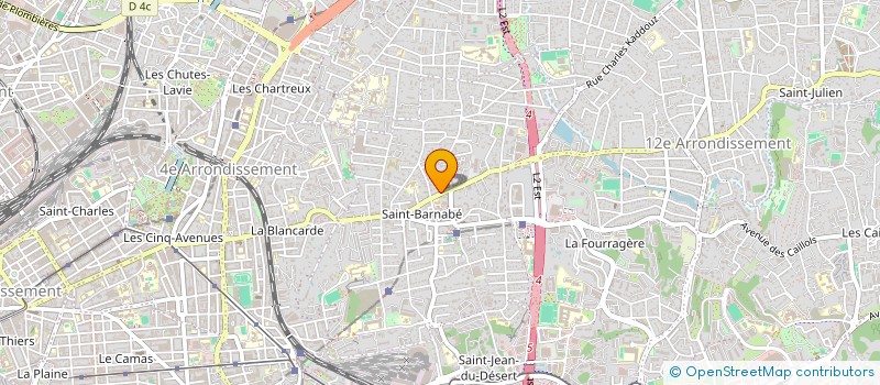 localisation de l'entreprise ASS OHR MENAHEM à MARSEILLE