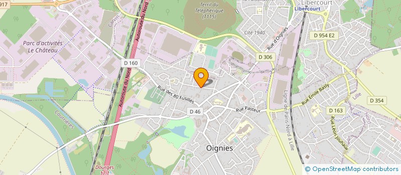 localisation de l'entreprise ASS OIGNINOISE ENTRAID ASSIST PERS AGEES à OIGNIES