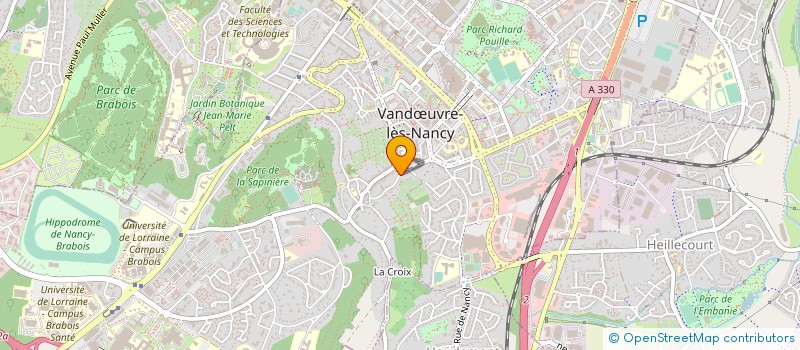 localisation de l'entreprise ASS OLYMPE MULTIMEDIA  VANDUVRE-LES-NANCY