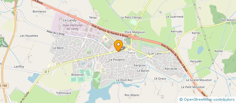 localisation de l'entreprise ASS OMNISPORTS AVENIR DE THEIX à THEIX-NOYALO