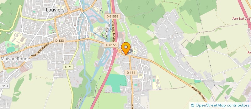 localisation de l'entreprise ASS OMNISPORTS NAUTIQUE EURE ET SEINE  LOUVIERS