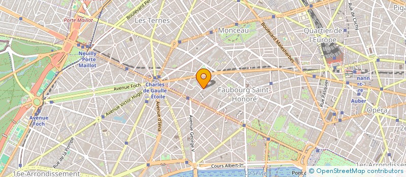 localisation de l'entreprise ASS  ONCOGER  PARIS