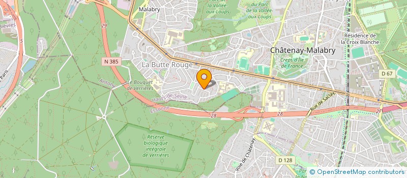 localisation de l'entreprise ASS ONE LOVE  CHATENAY-MALABRY