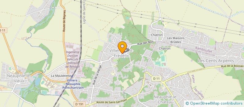 localisation de l'entreprise ASS OR DES LOISIRS à VILLIERS-SAINT-FREDERIC