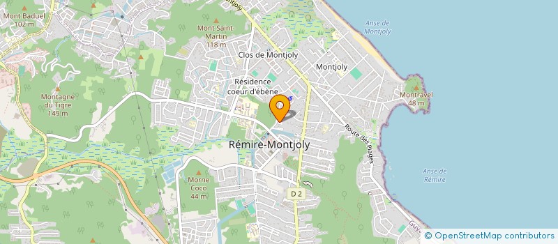 localisation de l'entreprise ASS OR TEAM  REMIRE-MONTJOLY