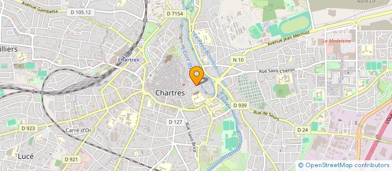 localisation de l'entreprise ASS ORCHESTRE SYMPHONIQUE CHARTRES à CHARTRES