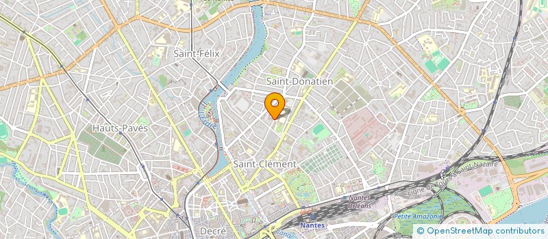 localisation de l'entreprise ASS ORGANIS REUNI SCIENTIFIQUES CANCEROL à NANTES
