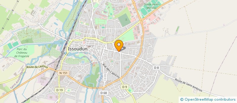localisation de l'entreprise ASS ORGANIS SALON ANTIQUAIRES ISSOUDUN à ISSOUDUN