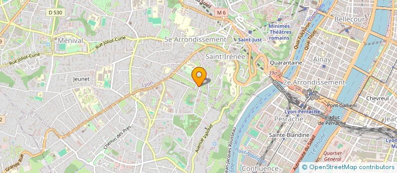 localisation de l'entreprise ASS ORGUE EN JEU à LYON