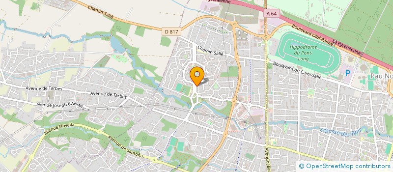 localisation de l'entreprise ASS ORIENTAT GESTI C SOCIAUX à LONS