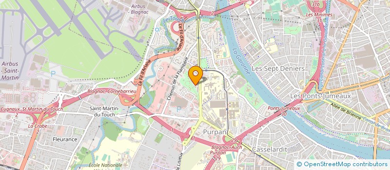 localisation de l'entreprise ASS ORION TECHNOLOGIES à TOULOUSE