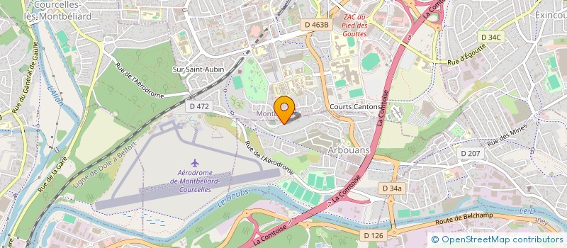 localisation de l'entreprise ASS ORPHEE MUSIQUE ET VIE  ARBOUANS