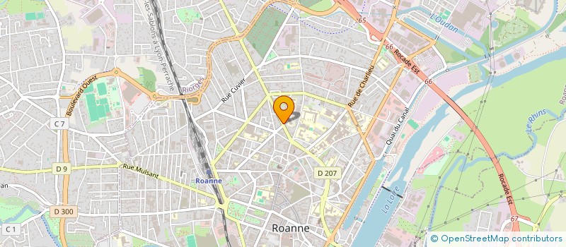 localisation de l'entreprise ASS ORPHELINAT NATIONAL SNCF à ROANNE