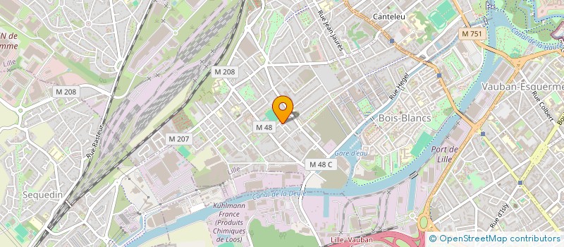 localisation de l'entreprise ASS OSML FOOTBALL à LILLE