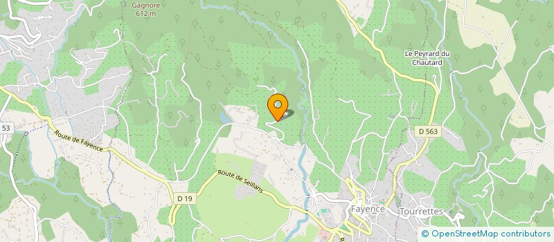 localisation de l'entreprise ASS OSMOSE L ASS DES SCE A DOMICILE à FAYENCE