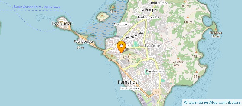 localisation de l'entreprise ASS OUDJAMA WA OUTAMADOUNI à DZAOUDZI