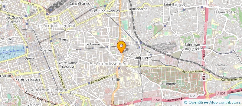 localisation de l'entreprise ASS OURAHAFOU  MARSEILLE