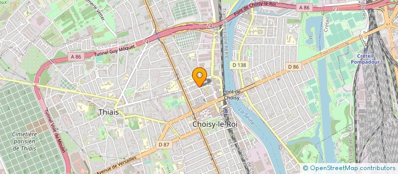 localisation de l'entreprise ASS OUTREMER RACINES à CHOISY-LE-ROI