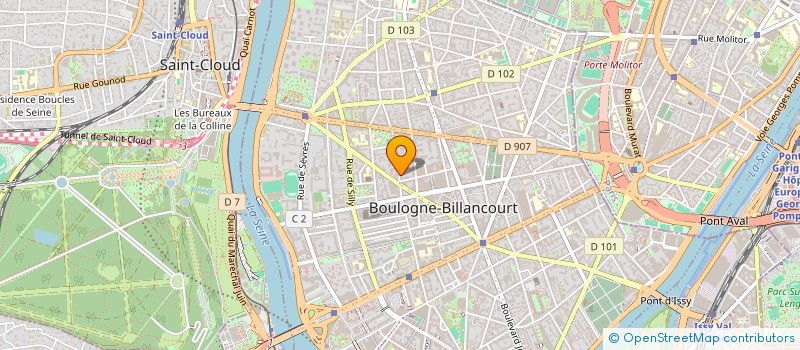 localisation de l'entreprise ASS OUVERTURE SUR LA VIE à BOULOGNE-BILLANCOURT