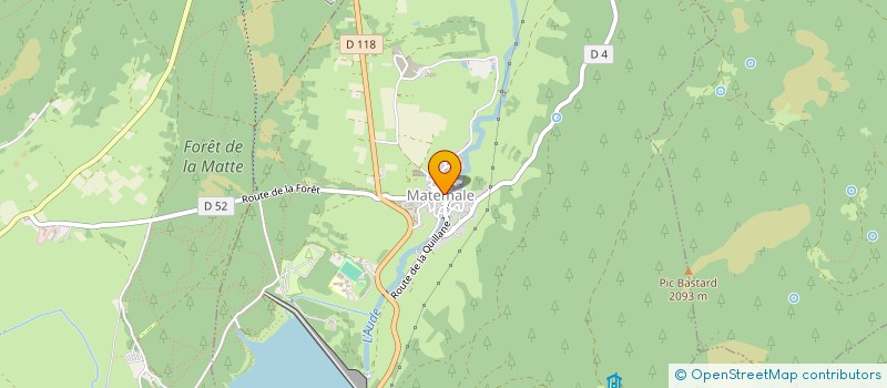 localisation de l'entreprise ASS OUVRIERS NATURE ARTISANS CULTURE  LA LLAGONNE