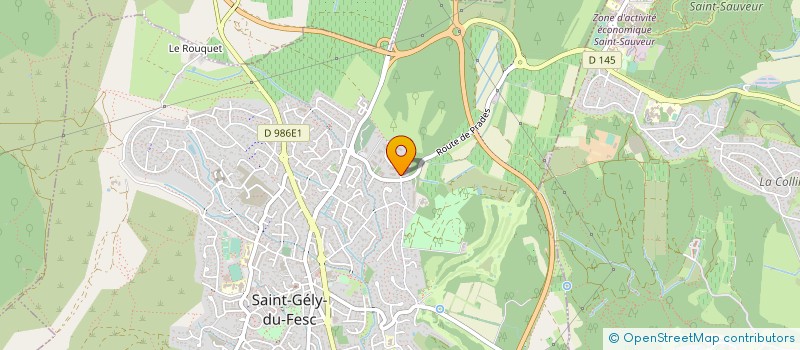localisation de l'entreprise ASS OXYGYM à SAINT-GELY-DU-FESC