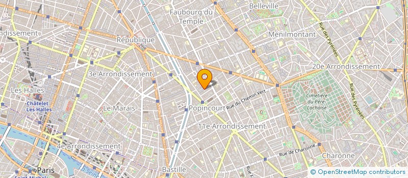 localisation de l'entreprise ASS P-ART'Y  PARIS