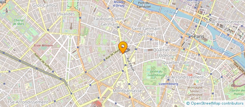 localisation de l'entreprise ASS  P J PROUDHON  PARIS