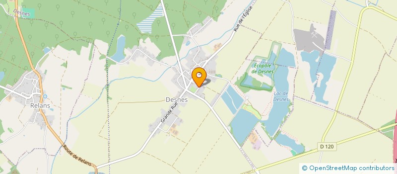 localisation de l'entreprise ASS PAGE 27  LARNAUD