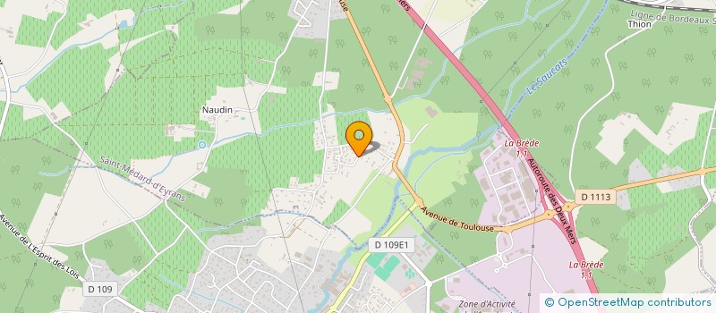 localisation de l'entreprise ASS PALEONTOLOGIQUE BASSIN AQUITAIN  SAINT-MEDARD-D'EYRANS