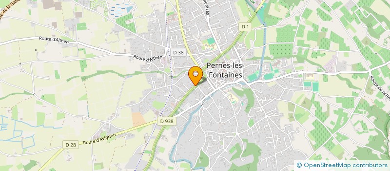 localisation de l'entreprise ASS PALEONTOLOGIQUE PERNES LES FONTAINES  PERNES-LES-FONTAINES