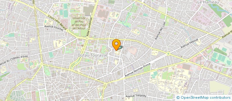 localisation de l'entreprise ASS PALOISE LOISIRS VACANCES JEUNESSE à PAU