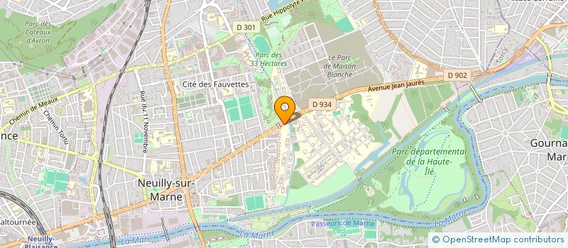 localisation de l'entreprise ASS PANDORA à NEUILLY-SUR-MARNE