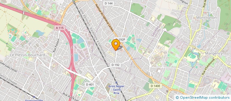 localisation de l'entreprise ASS PAPILLON à SAINT-PRIX