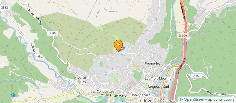 localisation de l'entreprise ASS PAR CI PAR LA à LODEVE
