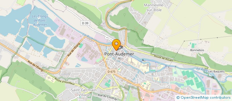 localisation de l'entreprise ASS PAR ELEV ENS LIBRE GR SCOL ST OUEN PT AUDEMER  PONT-AUDEMER