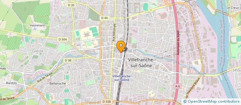 localisation de l'entreprise ASS PAR ELEV ENS LIBRE LYCEE TECHNO PROF NOTRE DAME DITE APEL LYCE NOTRE DAME à VILLEFRANCHE-SUR-SAONE