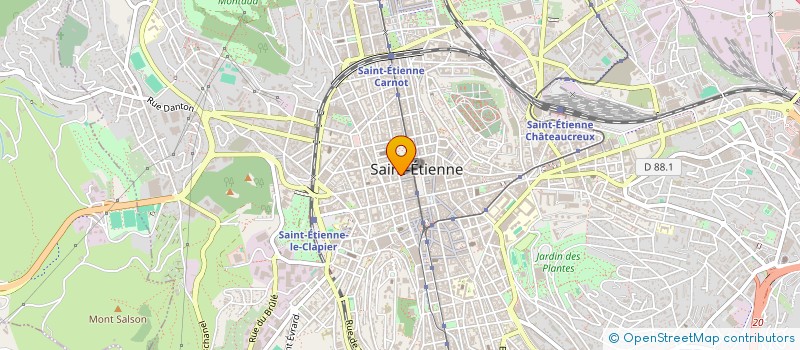 localisation de l'entreprise ASS PAR ELEVE ECOLE ANY BLANC à SAINT-ETIENNE