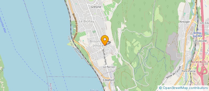 localisation de l'entreprise ASS PAR ELEVES SOU ECOLES REGROUP PEDAGOG TREVIGNIN/PUGNY CHATENOD  PUGNY-CHATENOD