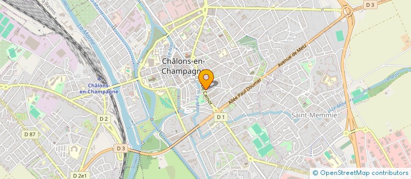 localisation de l'entreprise ASS PARADONTO ET IMPLANTO CHALONS EN CH à CHALONS-EN-CHAMPAGNE
