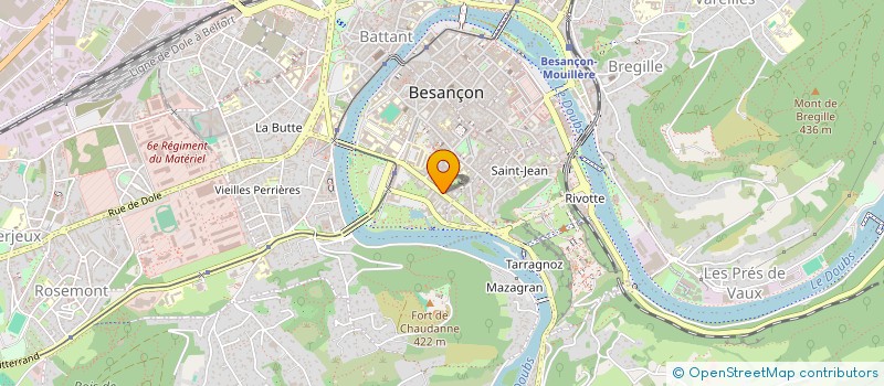 localisation de l'entreprise ASS PARALYSES DE FRANCE à BESANCON