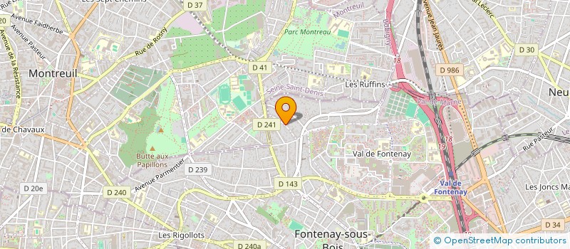 localisation de l'entreprise ASS PARCHEMIN à FONTENAY-SOUS-BOIS