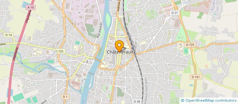 localisation de l'entreprise ASS PARCOURS ARCHITECTURAL à CHATELLERAULT