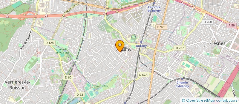 localisation de l'entreprise ASS PARENT ADOPT ENFANTS UKRAINIENS à ANTONY
